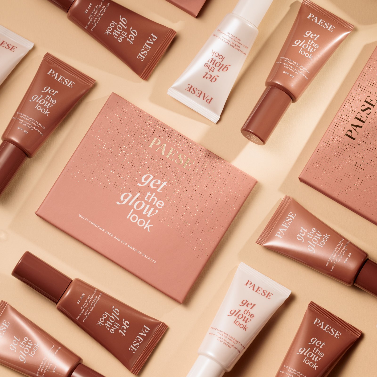 <span>Get The Glow Look</span> paleta do makijażu twarzy i oczu