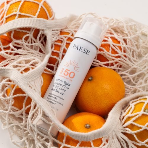 <span>Ultralekka Mgiełka SPF 50 </span> mgiełka ochronna na makijaż