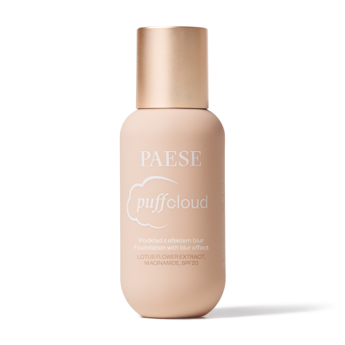 Puff cloud satynowy podkład z efektem blur – 00 Neutral Beige