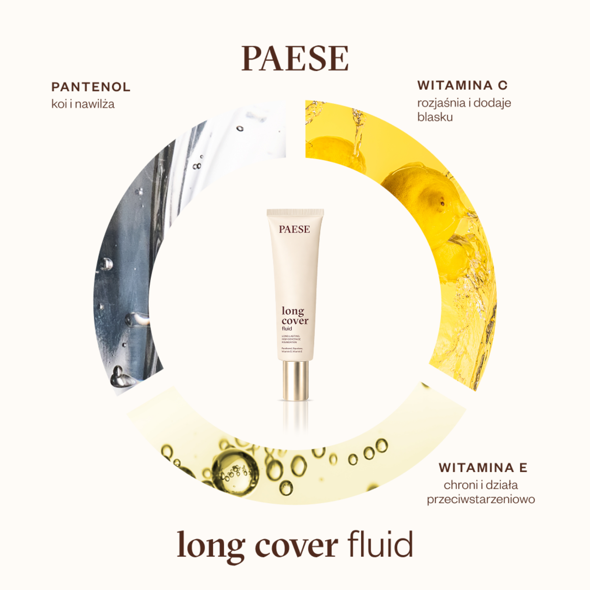 LONG COVER FLUID podkład kryjacy w tubce – zdjęcie 4